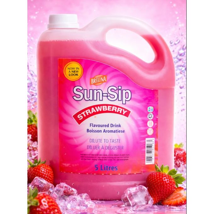 Sunsip Strawberry juice — 5 L
