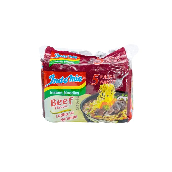 Indomie Beef noodles — 5 × 70 g